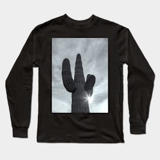 Saguaro bw Long Sleeve T-Shirt